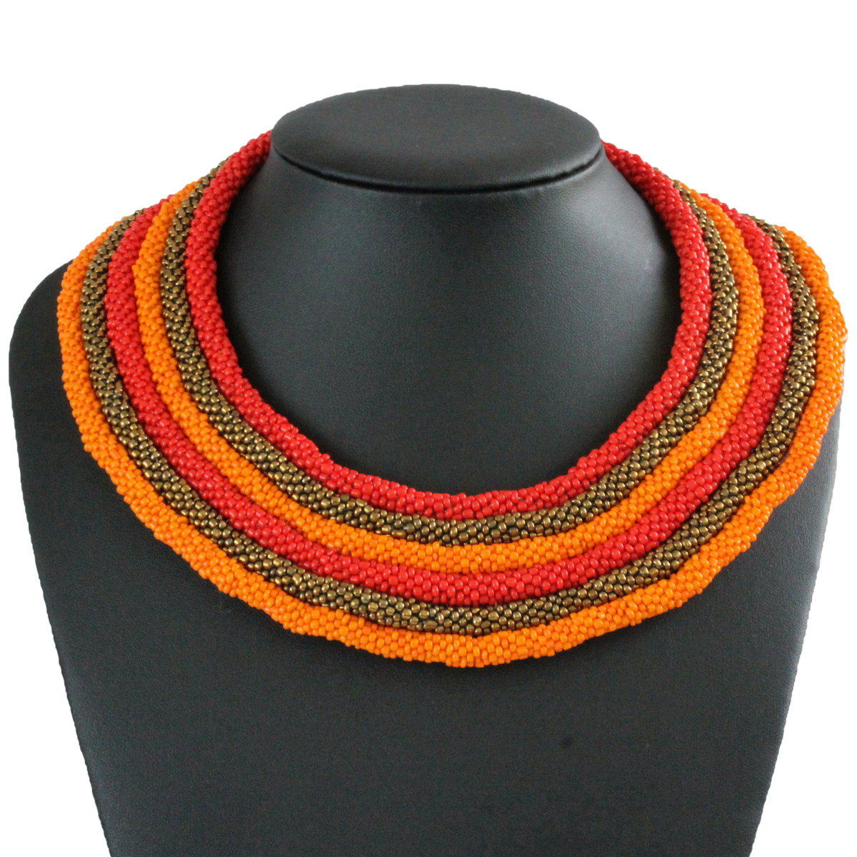 Shop COSA NOSTRAA Men Red Beads Necklace for Men Online 39628503