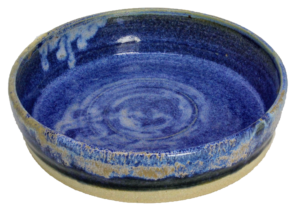 Japanese pottery plate deep handmade