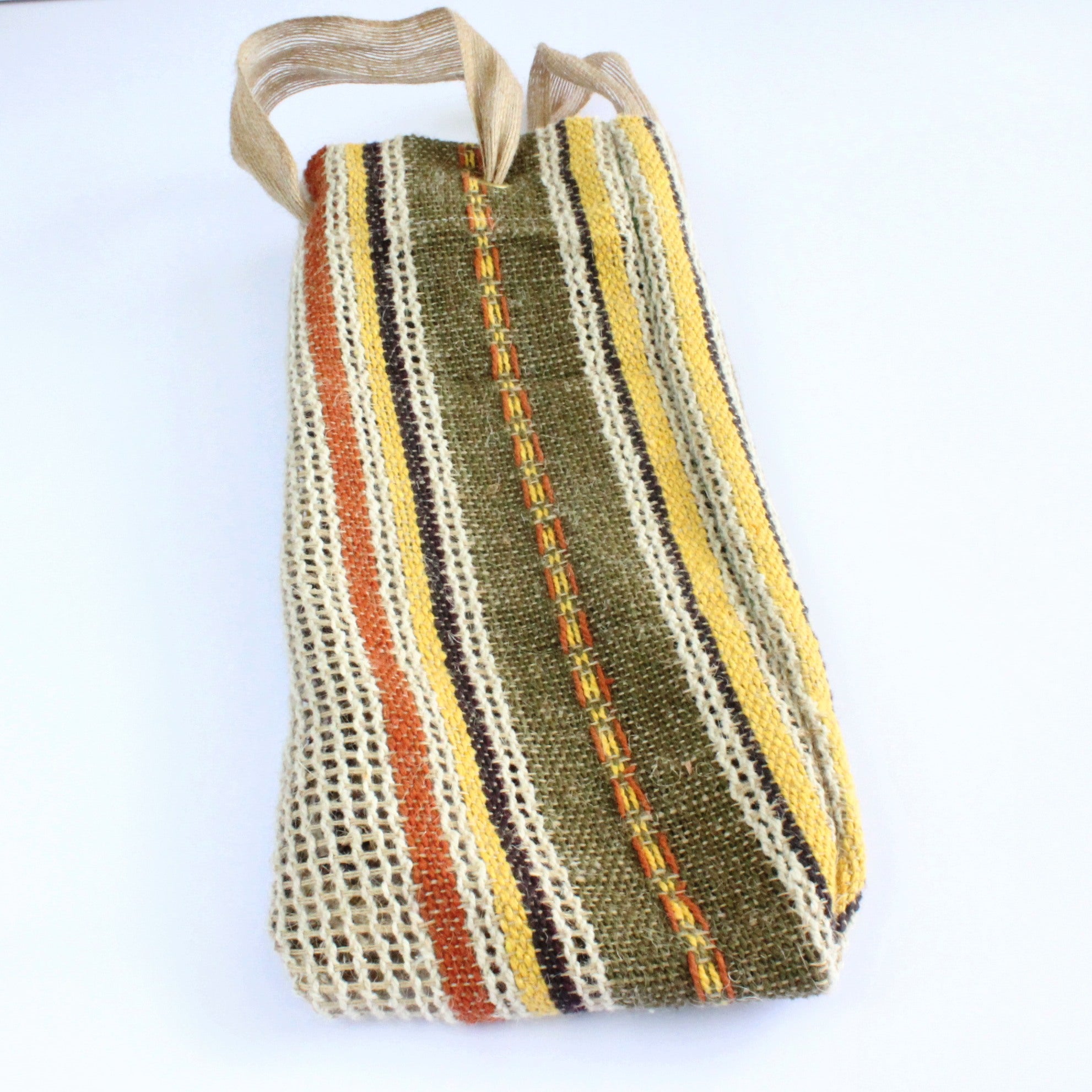 Wine bag, gift, upcycled, retro, wine carrier
