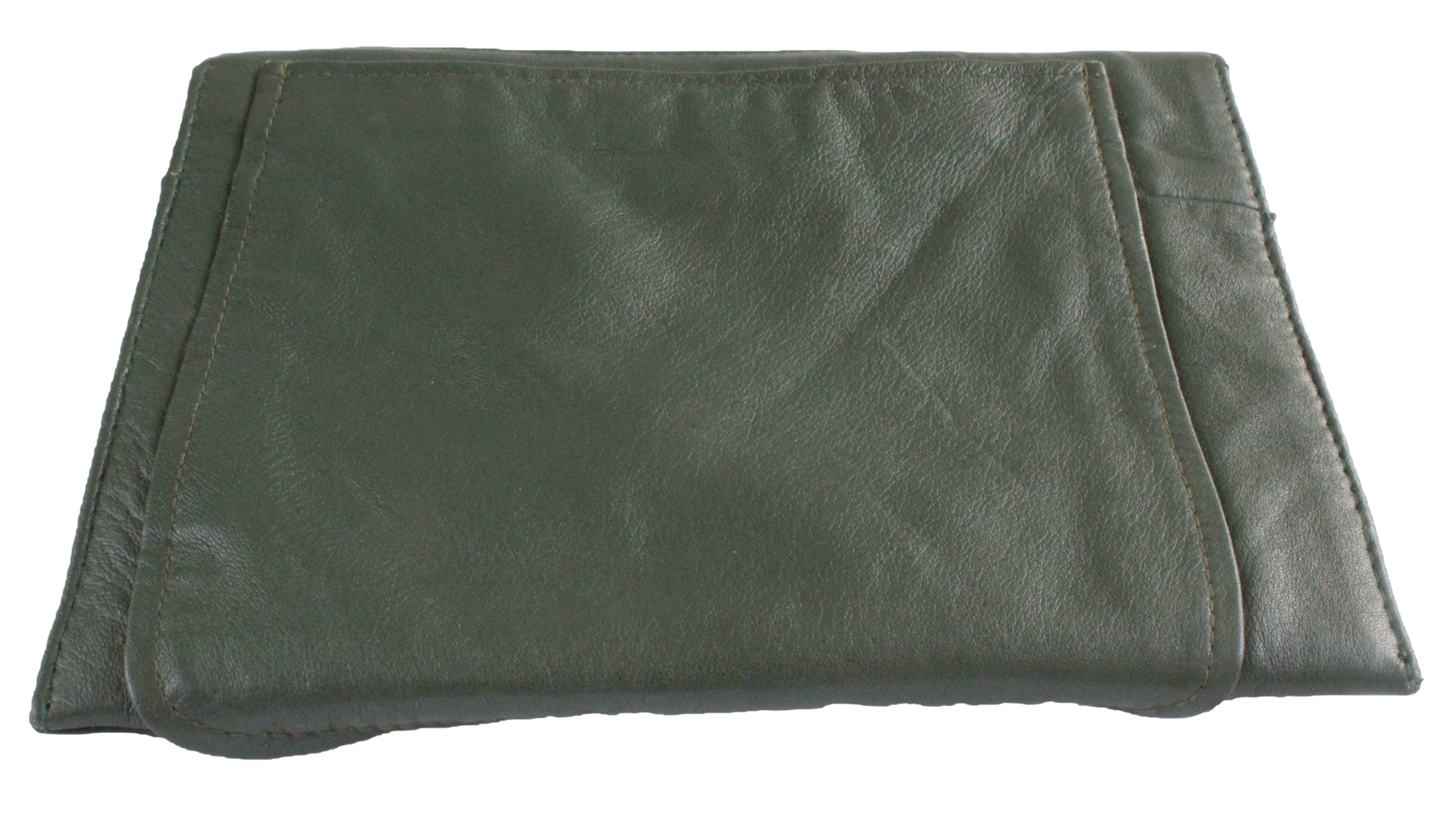 iPad sleeve, cover, back pocket, green, leather, upcycled, tablet sleeve