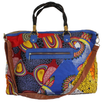 Handmade weekend bag, upcycled, African print, Kitenge fashion, Ankara fashion, weekender, holdall