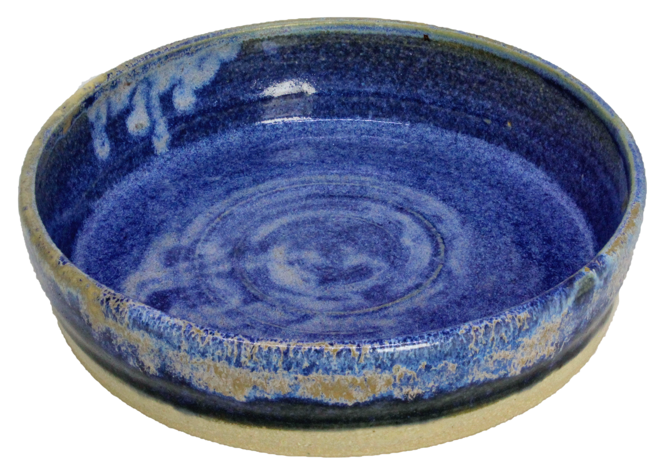 Japanese pottery plate deep handmade
