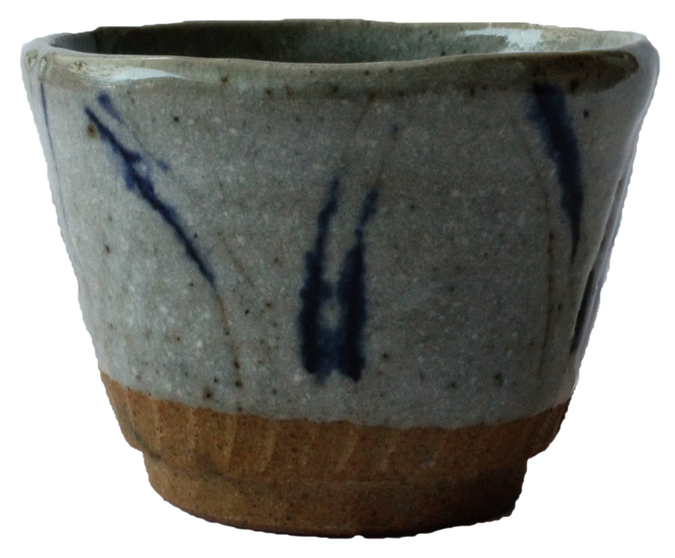 Japanese pottery cup side