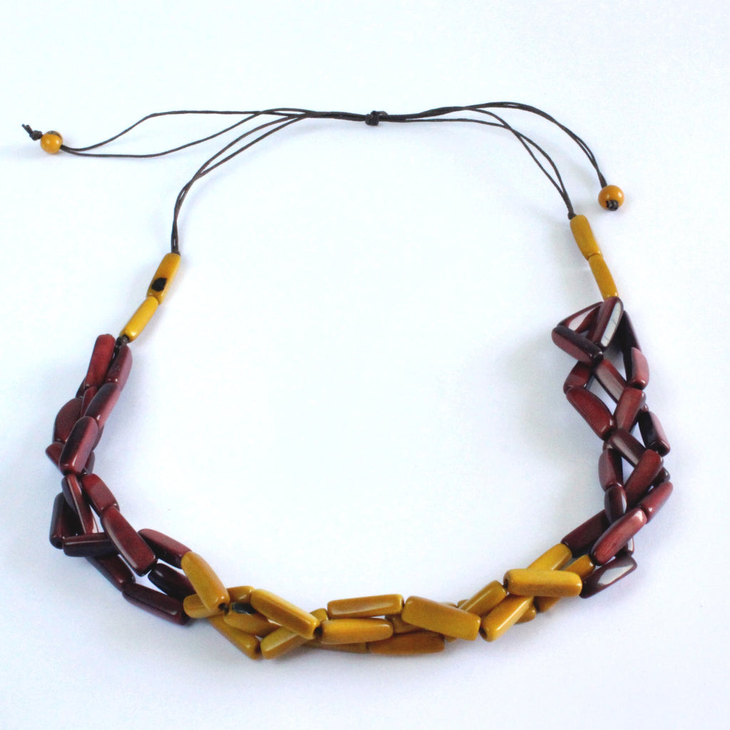 Necklace Sustainable Tagua Nut - Andes